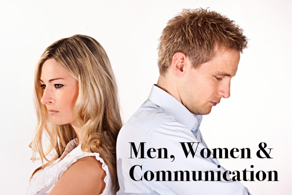 A man and a woman having trouble communicating