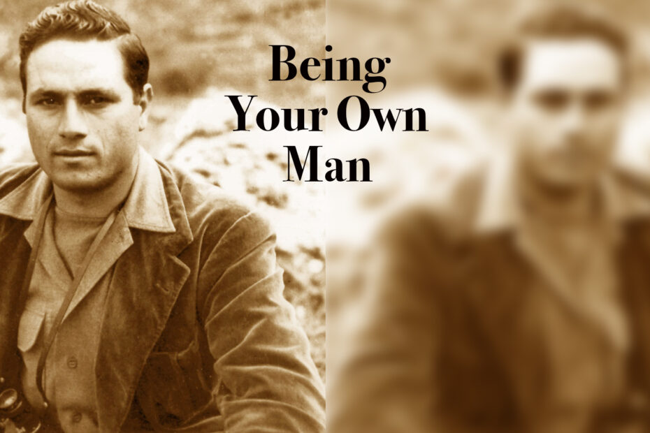 An image displaying a man coming into focus