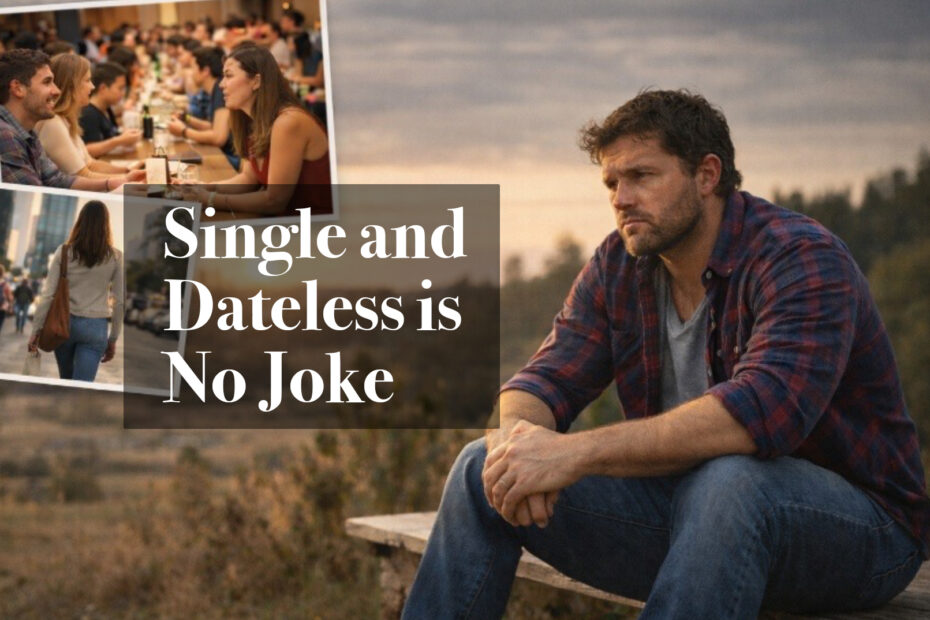 A man is looking lonely thinking about companionship