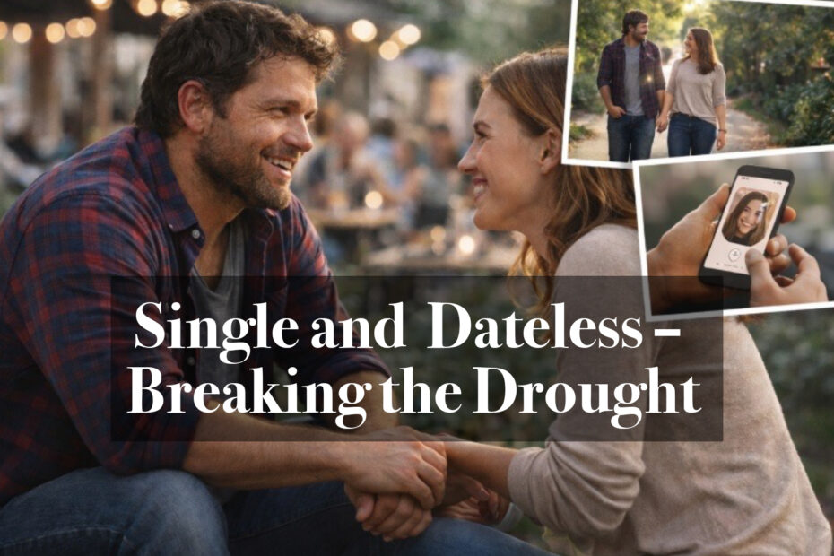 A man is happy and finding companionship